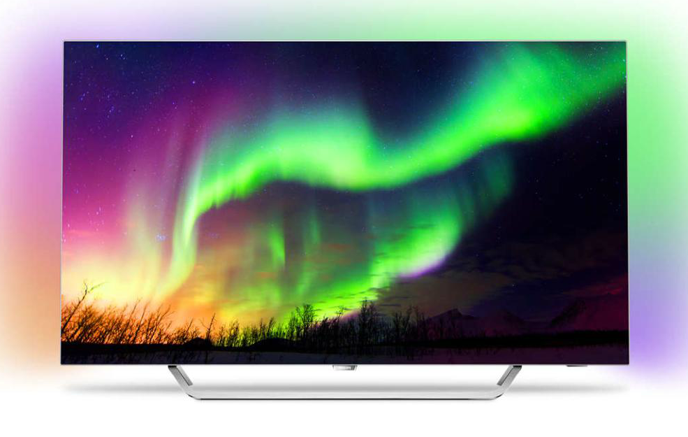 TV OLED 65" - Philips 65OLED873/12, Ultra HD 4K, HDR Perfect, Android TV, Ambilight+ Hue, P5 Engine
