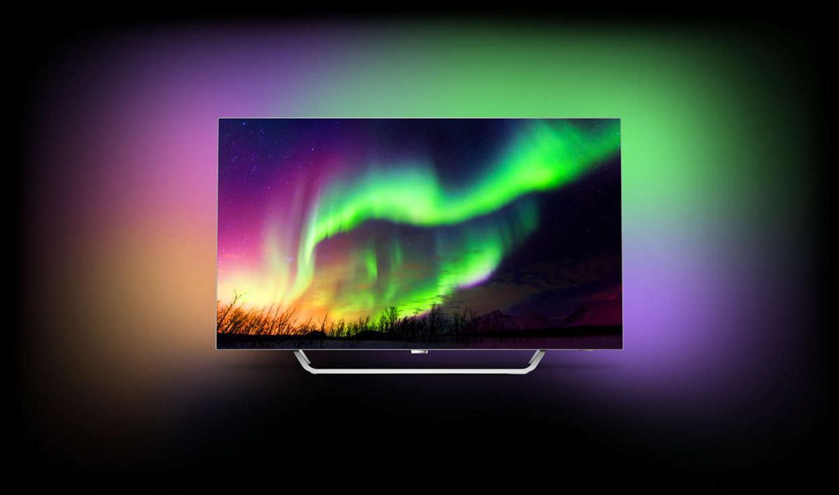 TV OLED 65" - Philips 65OLED873/12, Ultra HD 4K, HDR Perfect, Android TV, Ambilight+ Hue, P5 Engine