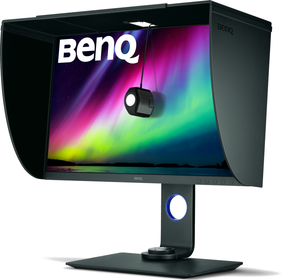 Monitor - BenQ SW271, 27", 4K, HDR, 5ms, HDMI, Gestión de color Adobe RGB, Negro