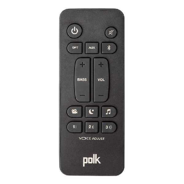 Barra de sonido - Polk Audio Signa S1, Subwoofer inalámbrico, Bluetooth, Negro