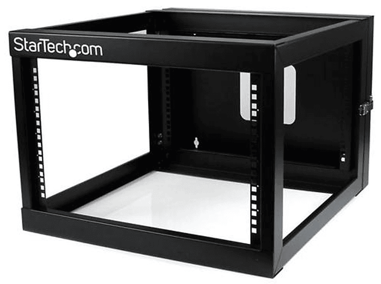 Rack | StarTech.com RK619WALLOH Rack de Marco Abierto de Montaje en Pared con Bisagras 6 U 22