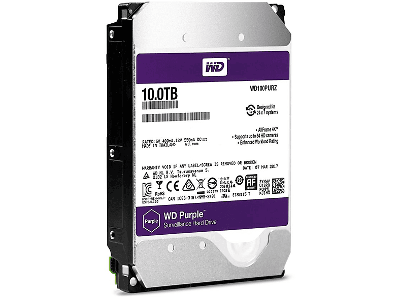 Disco duro | Western Digital Purple WD100PURZ