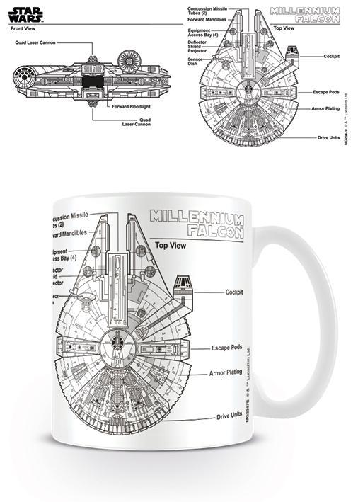 Taza - Pyramid International, Millenium Falcon, Star Wars