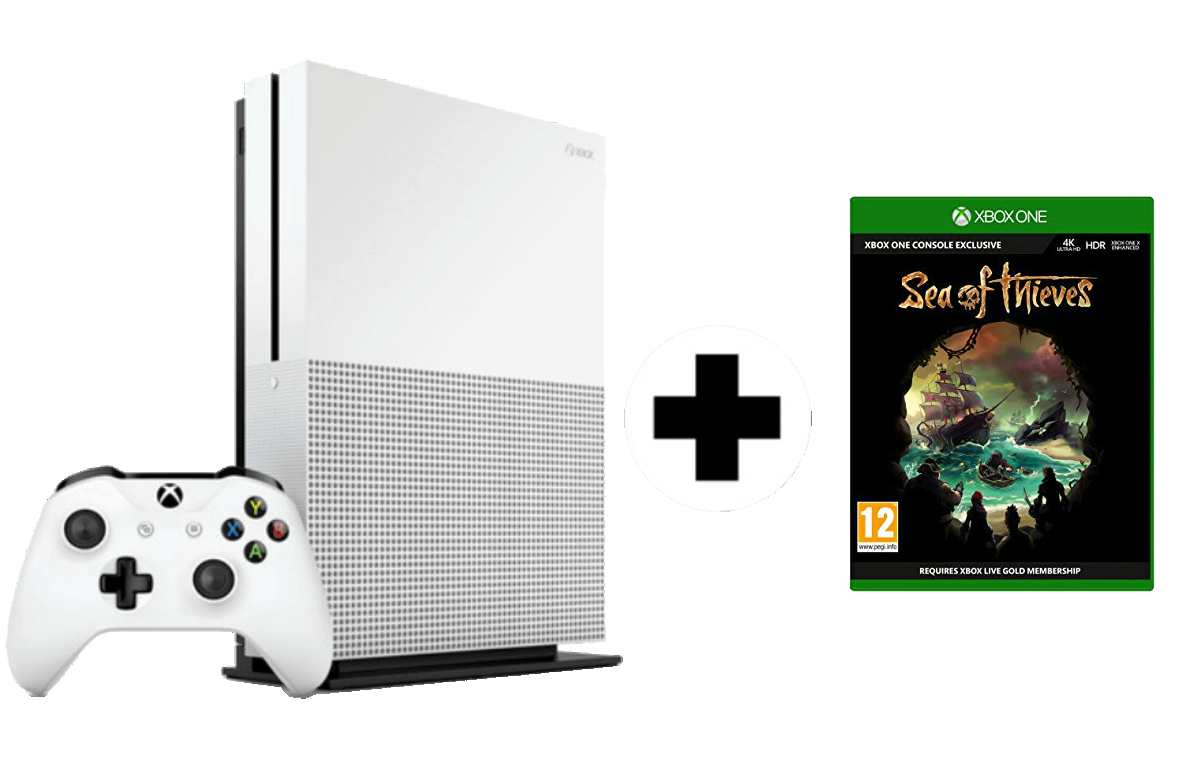 Consola Xbox One S 1 TB, Blanco + Sea of Thieves