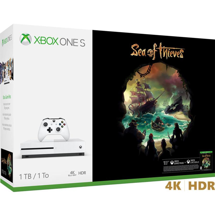 Consola Xbox One S 1 TB, Blanco + Sea of Thieves