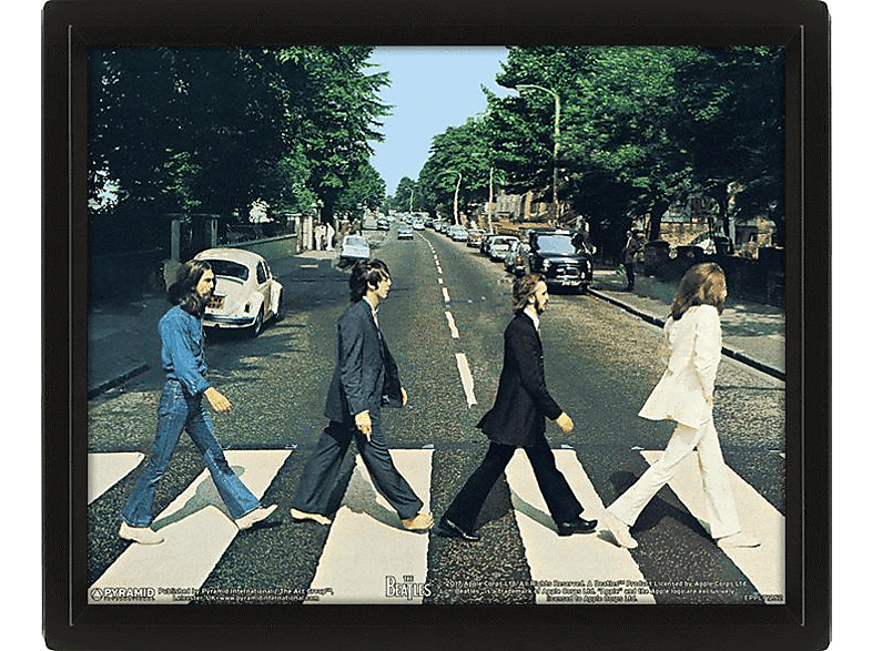 Póster 3d Pyramid International Abbey Road The Beatles