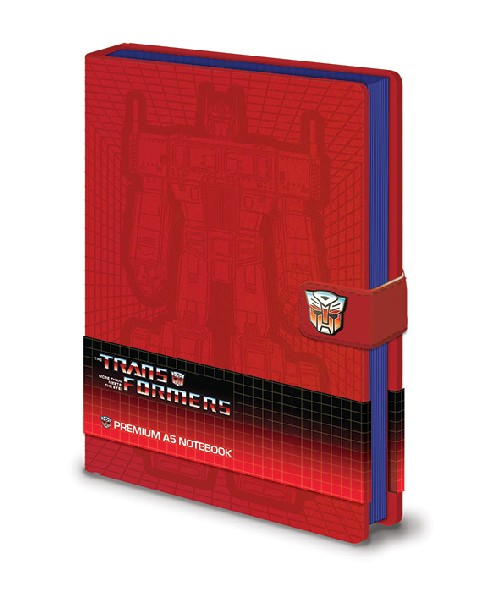 Libreta - Sherwood Transformers Optimus Prime, A5, Negro y rojo