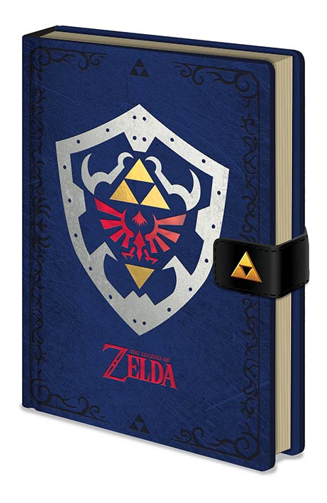 Libreta - Sherwood Zelda Hylian Shield, A5, Azul