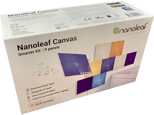NANOLEAF Canvas Smarter Kit - Placage de lumière (Blanc)
