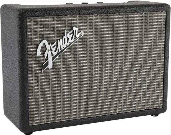 Altavoz inalámbrico - Fender Monterey, 120W, Bluetooth, Negro, Plata, diseño retro, conector RCA