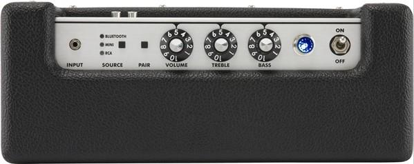 Altavoz inalámbrico - Fender Monterey, 120W, Bluetooth, Negro, Plata, diseño retro, conector RCA