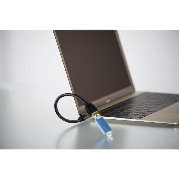 Cable USB - Hama 0.15 m, USB 3.1-C, USB 3.1-A, Negro
