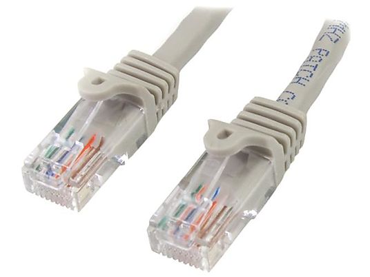 Cable - StarTech.com 45PAT10MGR Cable de Red de 10m Gris Cat5e Ethernet sin Enganche