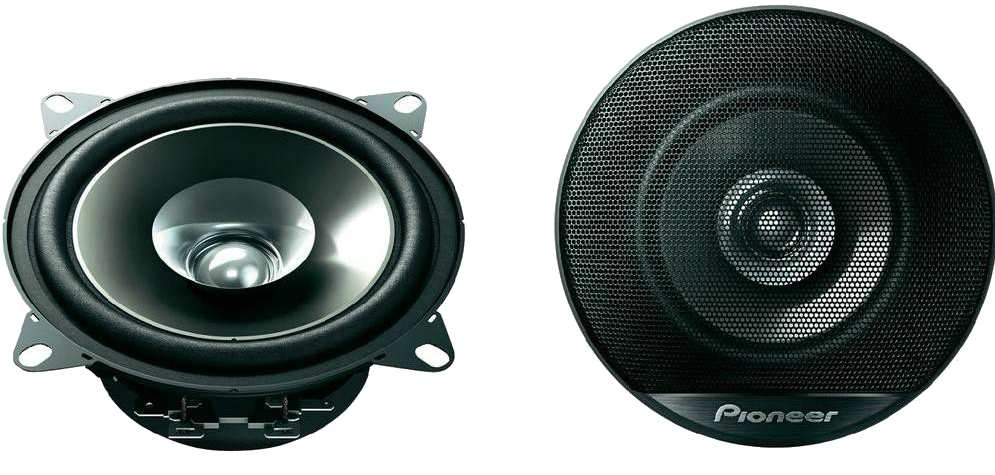 Altavoces coche - Pioneer TS-G1010F, 10 cm, 190W, Doble membrana, 89 dB, 44 - 25000 Hz, Negro