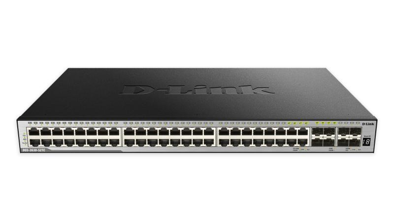 Switch - D-Link DGS-3630-52TC, Gestionado, L3, Gigabit Ethernet (10/100/1000), 1U