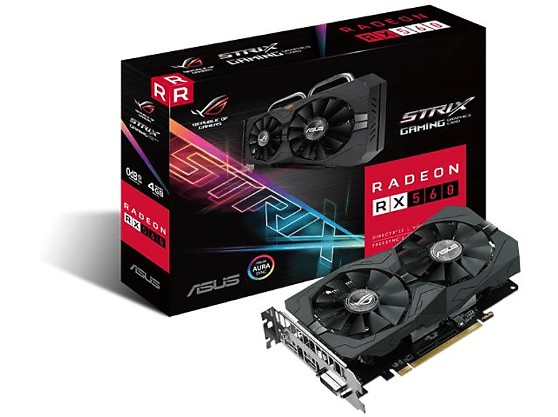 Tarjeta gráfica | ASUS ROG-STRIX-RX560-4G-GAMING