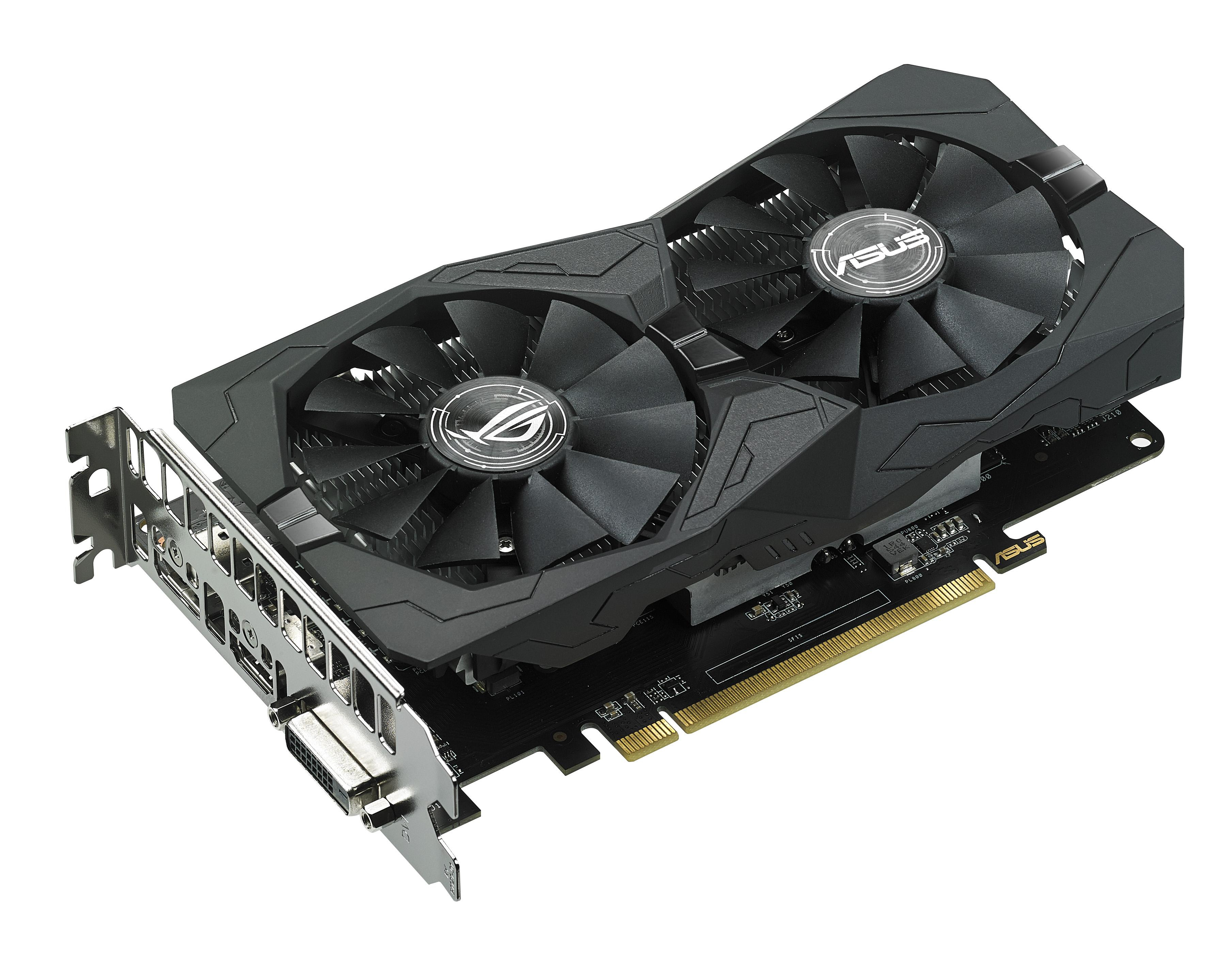 Tarjeta gráfica - ASUS ROG-STRIX-RX560-O4G-EVO-GAMING, 4G, GDDR5, 128 bits, Aura Sync RGB