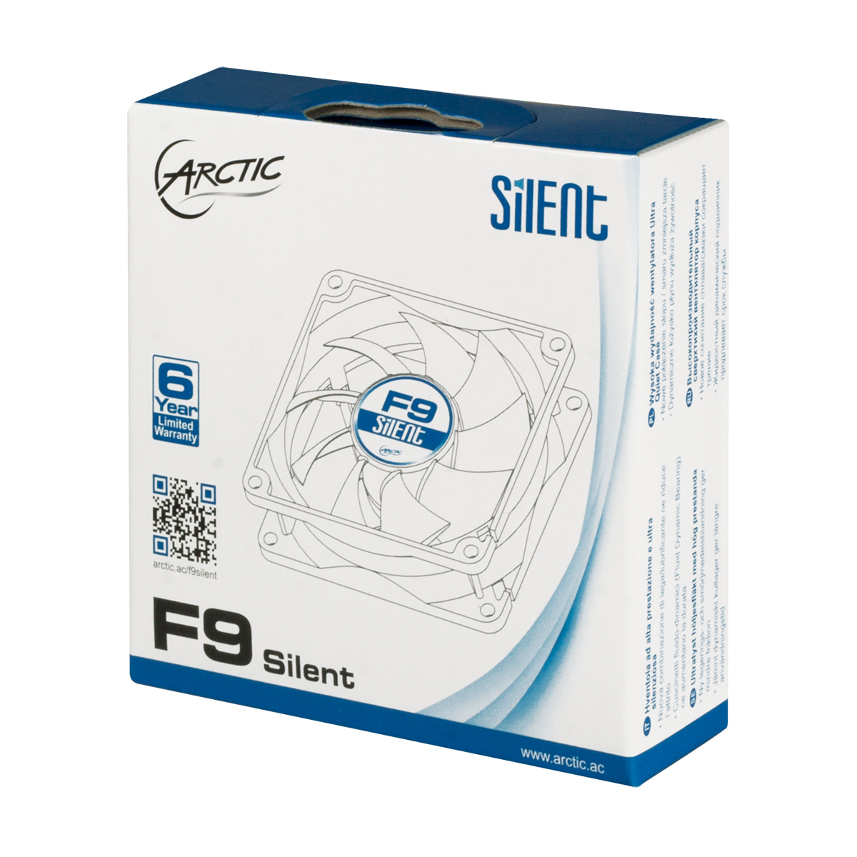Ventilador para carcasa - ARCTIC F9 Silent