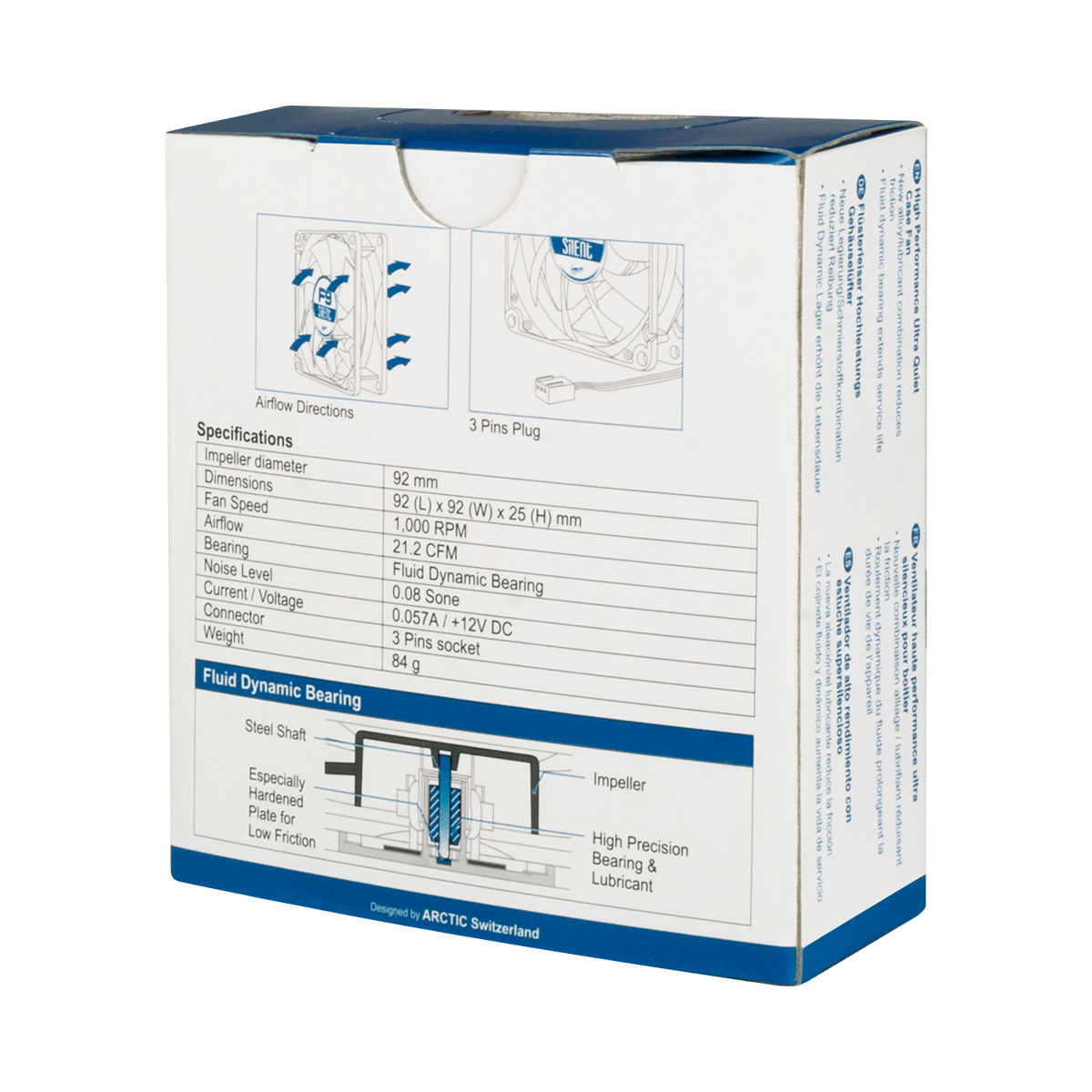 Ventilador para carcasa - ARCTIC F9 Silent