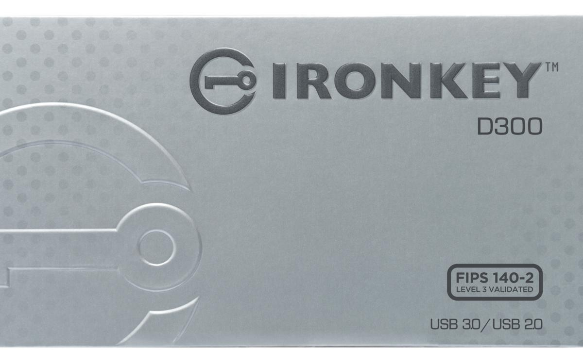 Pendrive de 16GB - IronKey IKD300, USB 3.0 (3.1 Gen 1), Tipo A