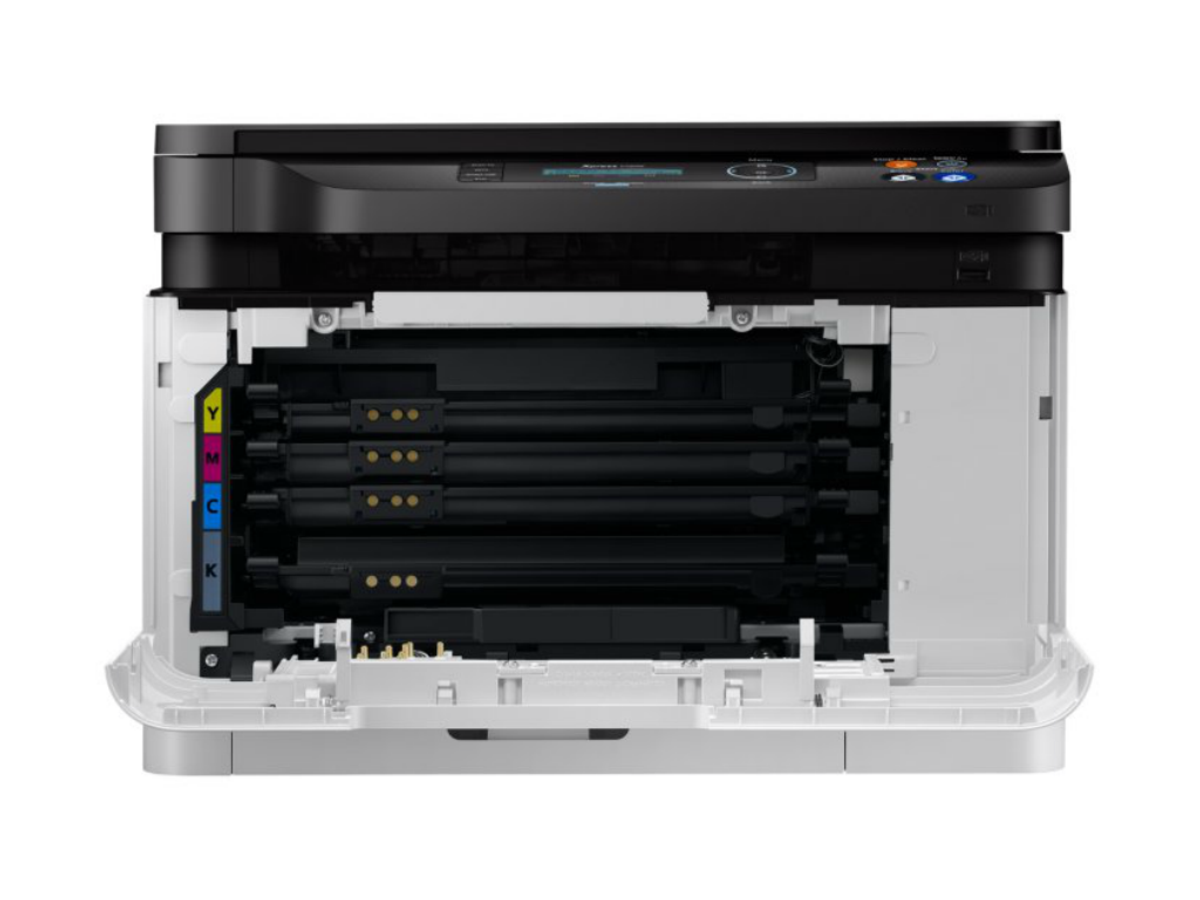 Impresora multifunción láser - Samsung Xpress SL-C480W, Color, 18 ppm, 2400x600 ppp, WiFi, NFC, USB