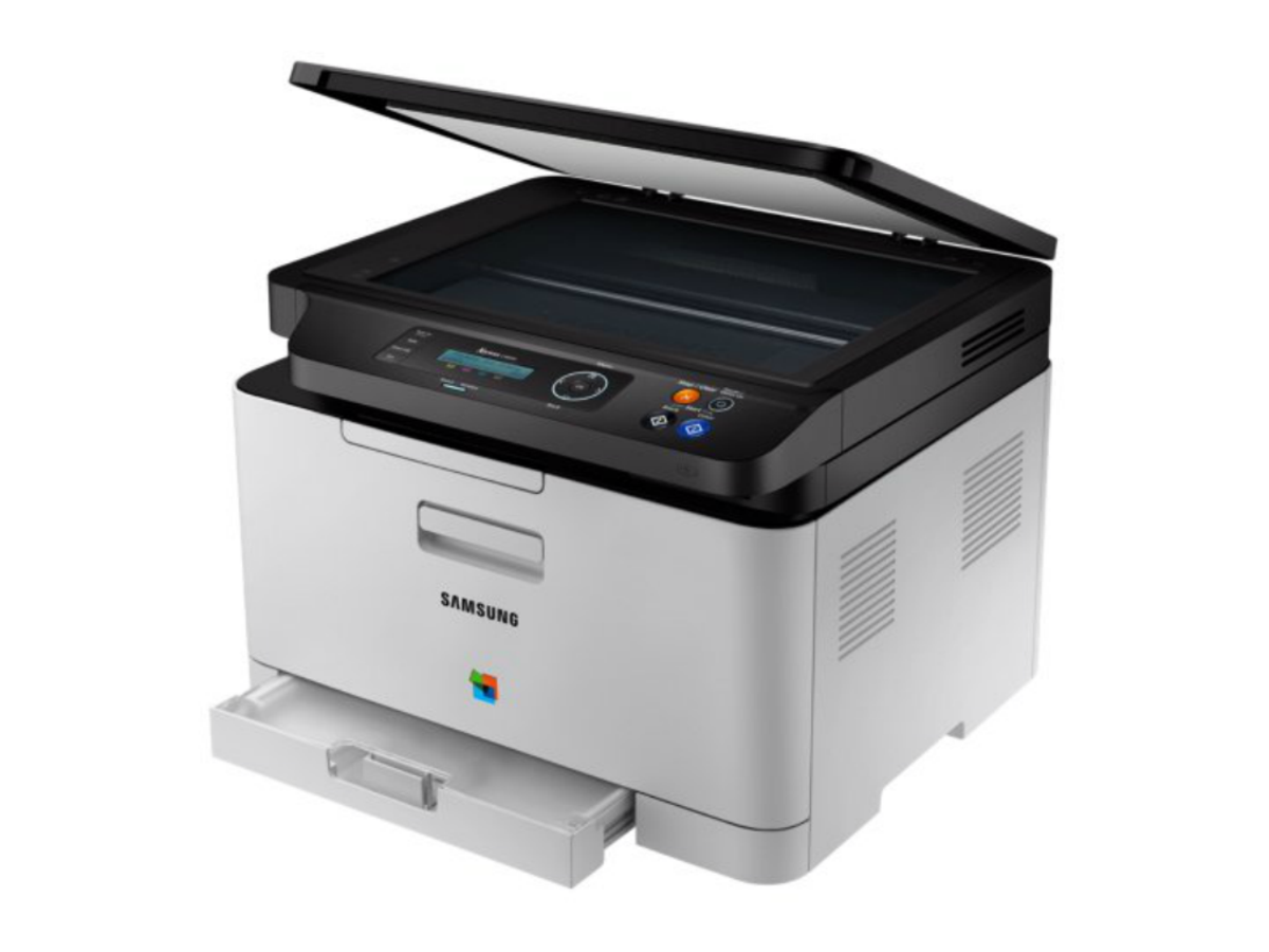 Impresora multifunción láser - Samsung Xpress SL-C480W, Color, 18 ppm, 2400x600 ppp, WiFi, NFC, USB