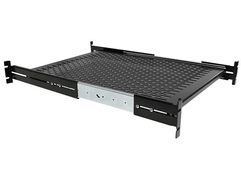 Estante para Rack | StarTech.com UNISLDSHF19 Bandeja Deslizante Perforada 2U Ajustable de Rack 22,7k