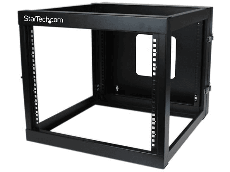 Rack | StarTech.com RK819WALLOH Rack de Marco Abierto de Montaje en Pared con Bisagras 8U 22