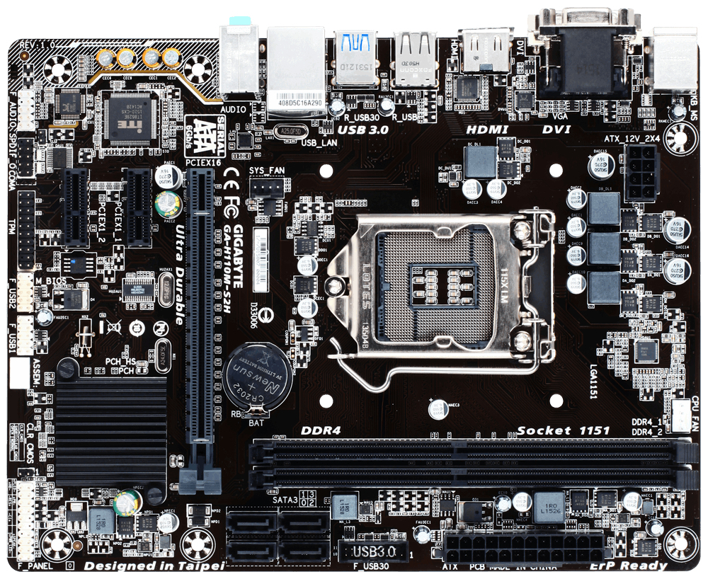 Placa Base - GIGABYTE H110M-S2H