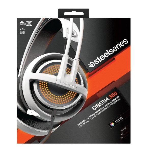 Auriculares gaming - Steelseries Siberia 350 Binaurale Diadema