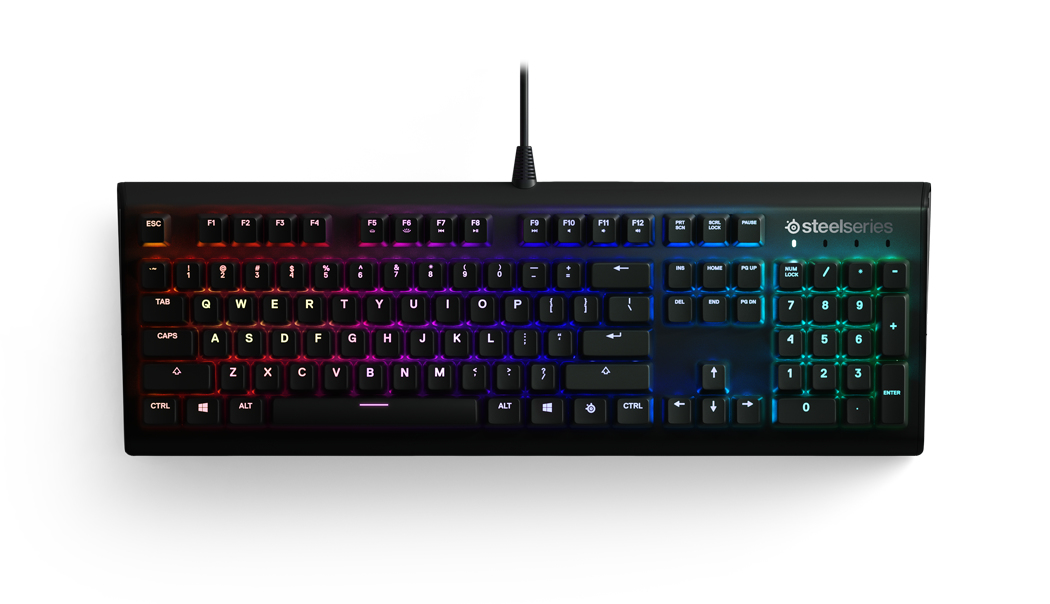Teclado gaming - Steelseries Apex M750, USB, QWERTY (Inglés), Negro