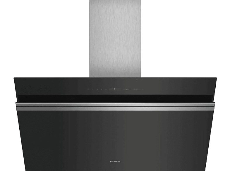 Campana - Siemens LC91KWW60, Decorativa, 950 m³/h, Home Connect, LED, 90 cm, A+, Negro