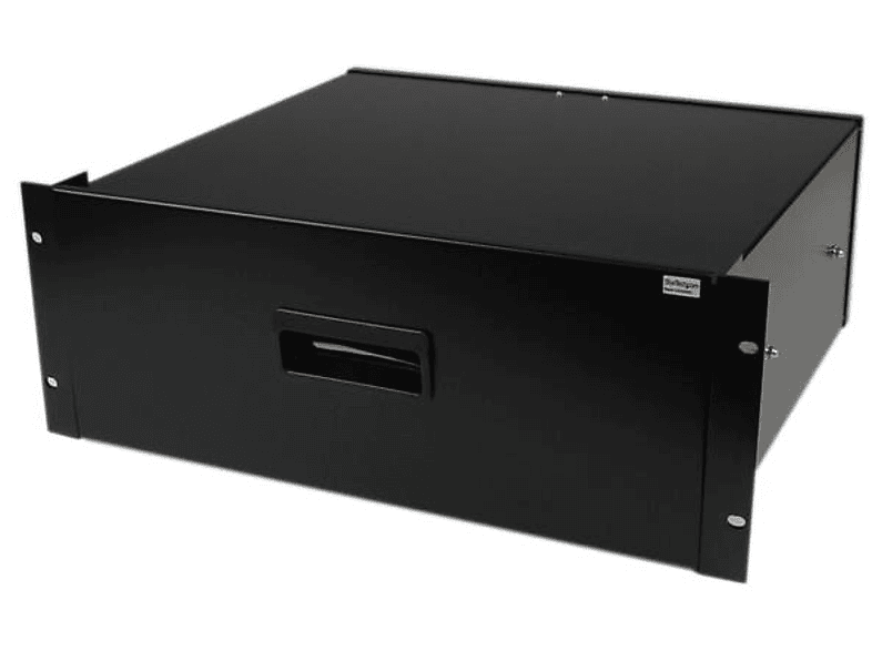 Cajón | StarTech.com 4UDRAWER Cajon Metalico Acero Negro 4U 19 Pulgadas para Armario Rack