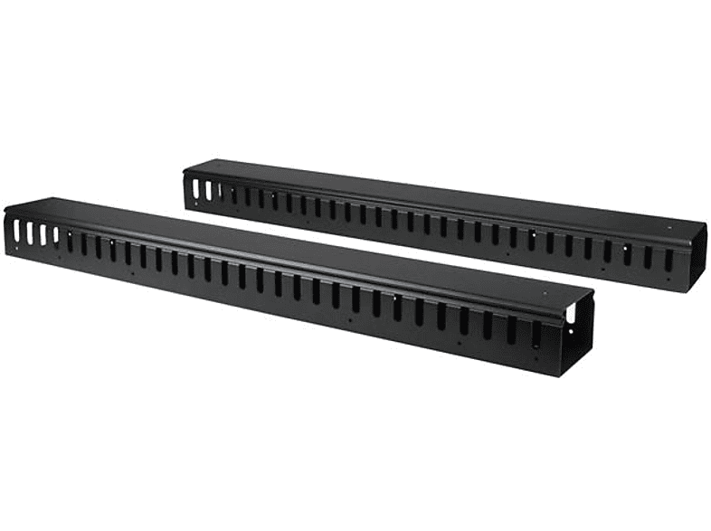 Gestionador de Cable | StarTech.com CMVER40UF Gestor Organizador Vertical de Cables con Lengüetas 0U