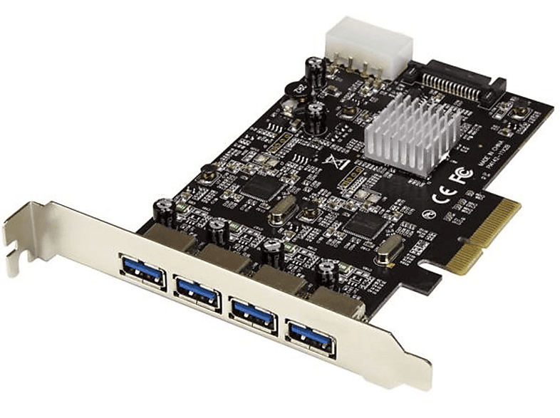 Tarjeta USB | StarTech.com PEXUSB314A2V Tarjeta PCI Express 4 Puertos USB 3.1 USBA 2 Canales