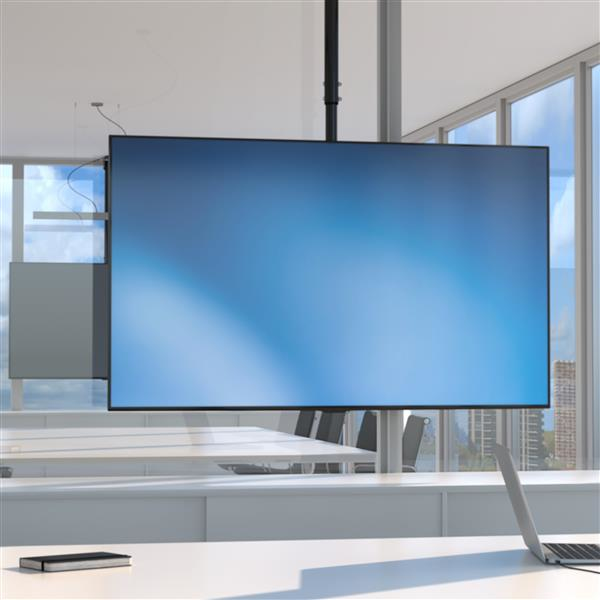 Soporte - StarTech.com FPCEILPTBSP Base Soporte VESA Ajustable Techo para Pantallas 37 a 75"