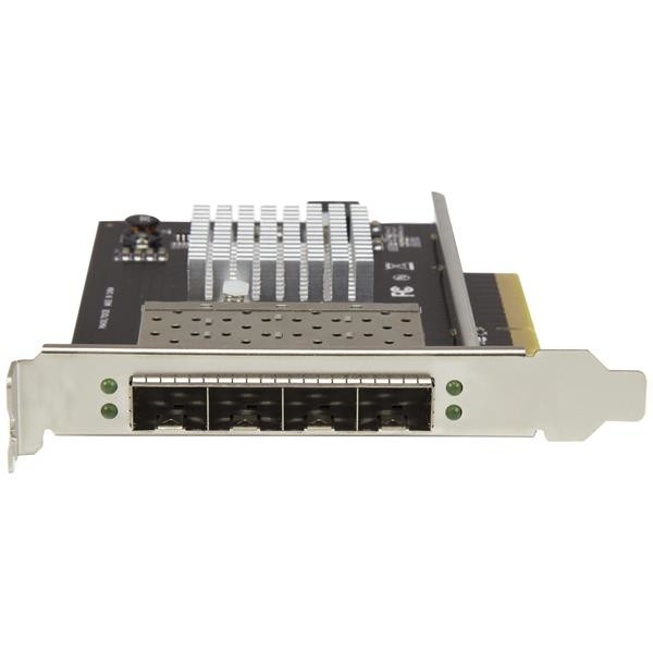 Tarjeta de Red - StarTech.com PEX10GSFP4I Tarjeta de Red PCI Express 4 Puertos SFP+ Intel XL710