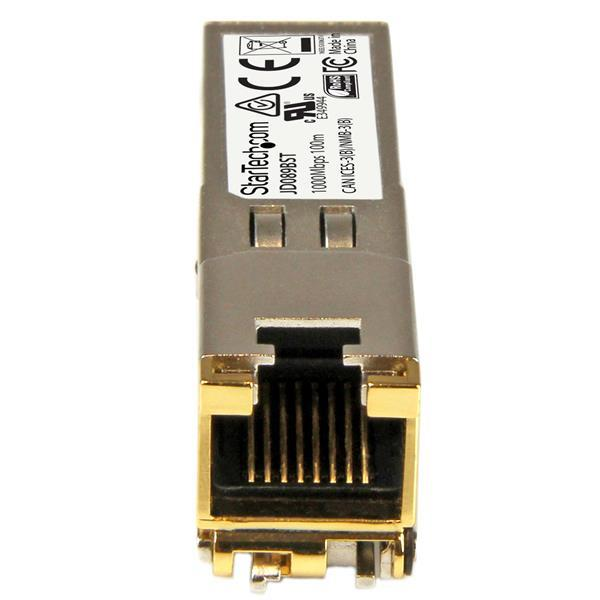 Transceptor SFP - StarTech.com JD089BST SFP Cobre 1Gb RJ45 1000Base-T Compatible HP JD089B 100m