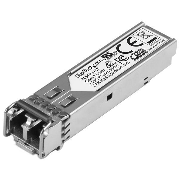 Transceptor SFP - StarTech.com 3CSFP91ST SFP 1Gb 1000Base-SX LC 550m Compatible HP 3CSFP91 Multimodo