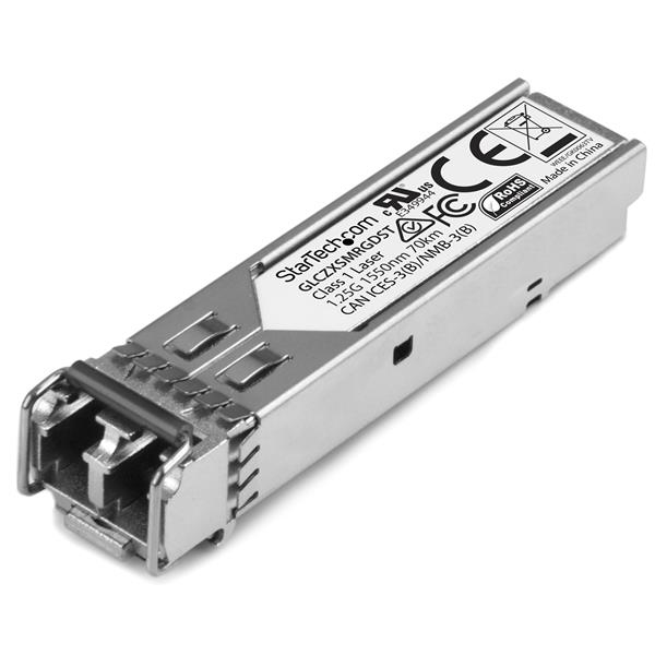 Transceptor SFP - StarTech.com GLCZXSMRGDST SFP 1000Base-ZX Comp Cisco GLC-ZX-SM-RGD Mono LC 70km