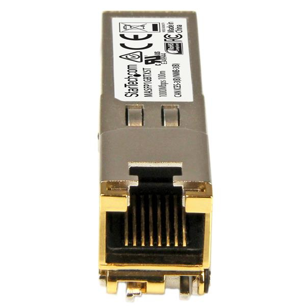 Transceptor SFP - StarTech.com MASFP1GBTXST SFP 1000Base-T Comp Cisco Meraki MA-SFP-1GB-TX RJ45 100m