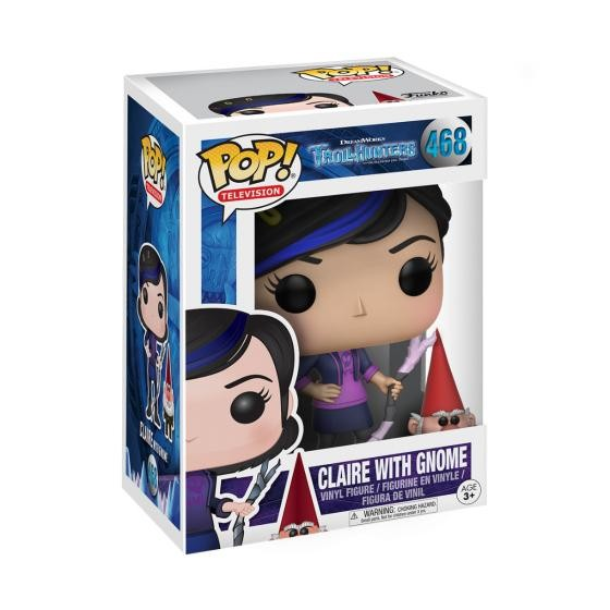 Figura Funko Pop! - Claire y Gnomo, Trollhunters