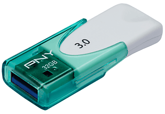 Pendrive - PNY Attaché 4, 32GB, USB 3.0 (3.1 Gen 1), Tipo A