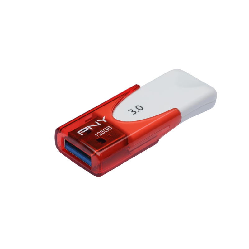 Pendrive de 128GB - PNY Attaché 4, USB 3.0 (3.1 Gen 1), Tipo A