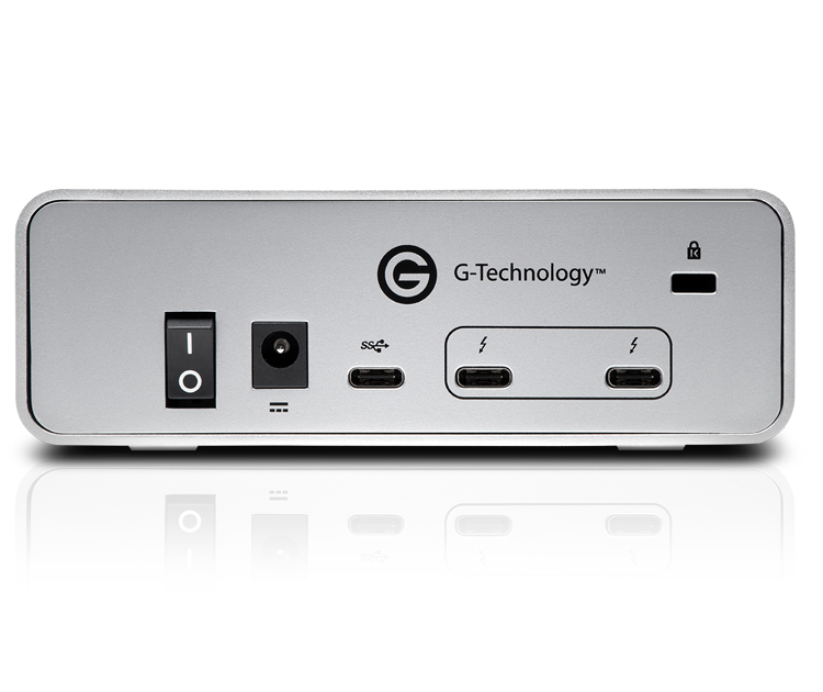 Disco duro externo de 6TB - G-Technology G-DRIVE, Thunderbolt 3