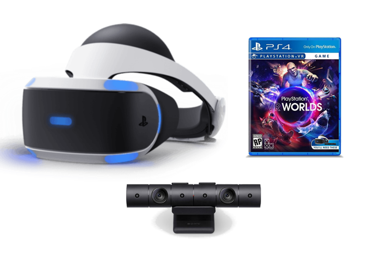 Sony Gafas Playstation vr worlds mk3 juego pack realidad virtual ps4 camera v2 descarga