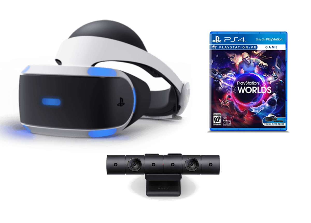 Sony Gafas Playstation vr worlds mk3 juego pack realidad virtual ps4 camera v2 descarga