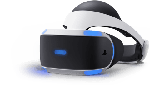 Gafas de Realidad Virtual - Sony PlayStation VR, Cámara V2 + PS4 VR Worlds (Descarga), Para PS4