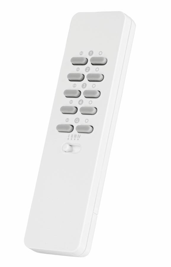 Mando control remoto - TRUST AYCT-102, Máximo 100W, Hasta 16 luces/dispositivos, Blanco