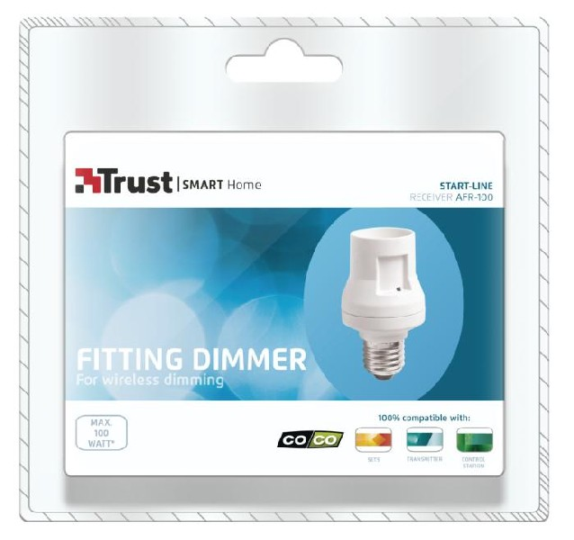 Módulo atenuador - TRUST AFR-100, Para Dimmer, Control inalámbrico de iluminación, Blanco, domótica